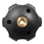RAM-KNOB3LU:RAM-KNOB3LU_1:RAM® Key Lock Knob with Brass Insert for B Size Socket Arms