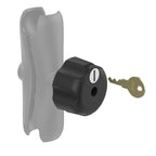 RAM-KNOB5LSU:RAM-KNOB5LSU_1:RAM® Key Lock Knob with Steel Insert for C Size Socket Arms