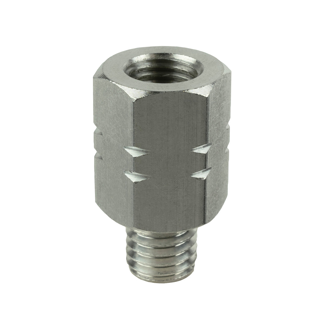 RAM-M10125-M1015:RAM-M10125-M1015_1:RAM® Female M10-1.25 to Male M10-1.5 Thread Adapter - 20mm Long