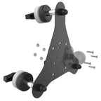 RAM-MAG48-3-PIV1U:RAM-MAG48-3-PIV1U_1:RAM® Tough-Mag™ 48MM 3-Point Pivoting Magnetic Mounting Base