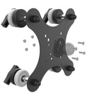 RAM-MAG48-4S-PIV1U:RAM-MAG48-4S-PIV1U_1:RAM® Tough-Mag™ 48MM 4-Point Pivoting Magnetic Mounting Base