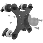 RAM-MAG48-4S-PIV1U:RAM-MAG48-4S-PIV1U_1:RAM® Tough-Mag™ 48MM 4-Point Pivoting Magnetic Mounting Base