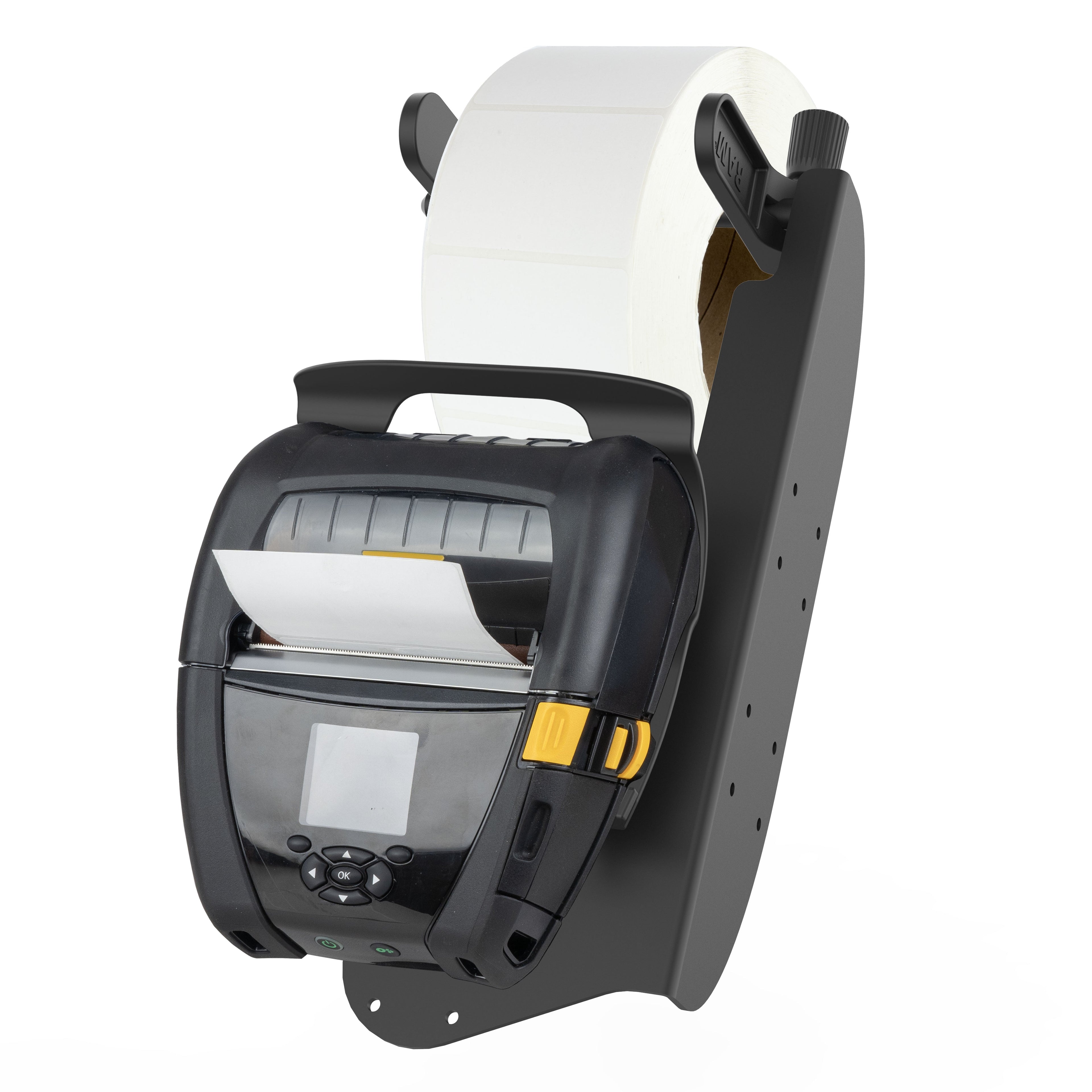 RAM-PM1-ZE31U:RAM-PM1-ZE31U_1:RAM® Printer Mount with Paper Feed for Zebra ZQ630 Series