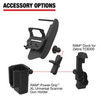 RAM-PM1-ZE31U:RAM-PM1-ZE31U_1:RAM® Printer Mount with Paper Feed for Zebra ZQ630 Series