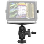 RAM-SG-D-111U-C:RAM-SG-D-111U-C_1:RAM® Pin-Lock™ Marine Electronic Mount with Gimbal Knob - D Size Short