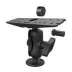 RAM-SG-D-111U-C:RAM-SG-D-111U-C_1:RAM® Pin-Lock™ Marine Electronic Mount with Gimbal Knob - D Size Short