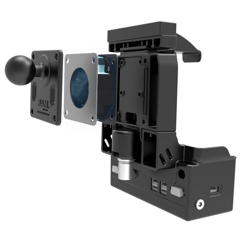 RAM-SHOCK-75U:RAM-SHOCK-75U_1:RAM® Shock Buster™ Adapter with 75mm VESA Hole Pattern