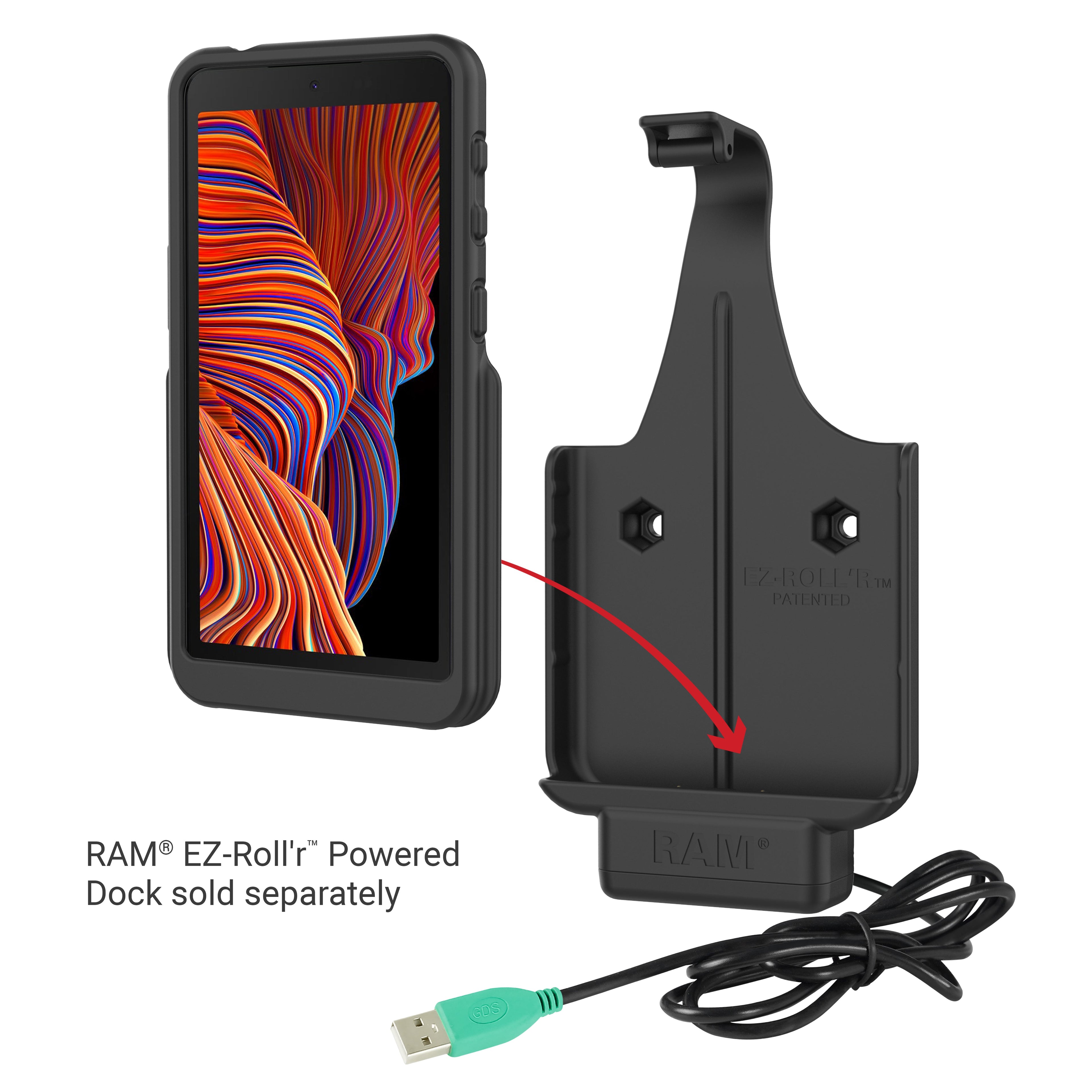RAM-SKIN-SAM79:RAM-SKIN-SAM79_1:RAM® Skin™ for Samsung Galaxy XCover 5