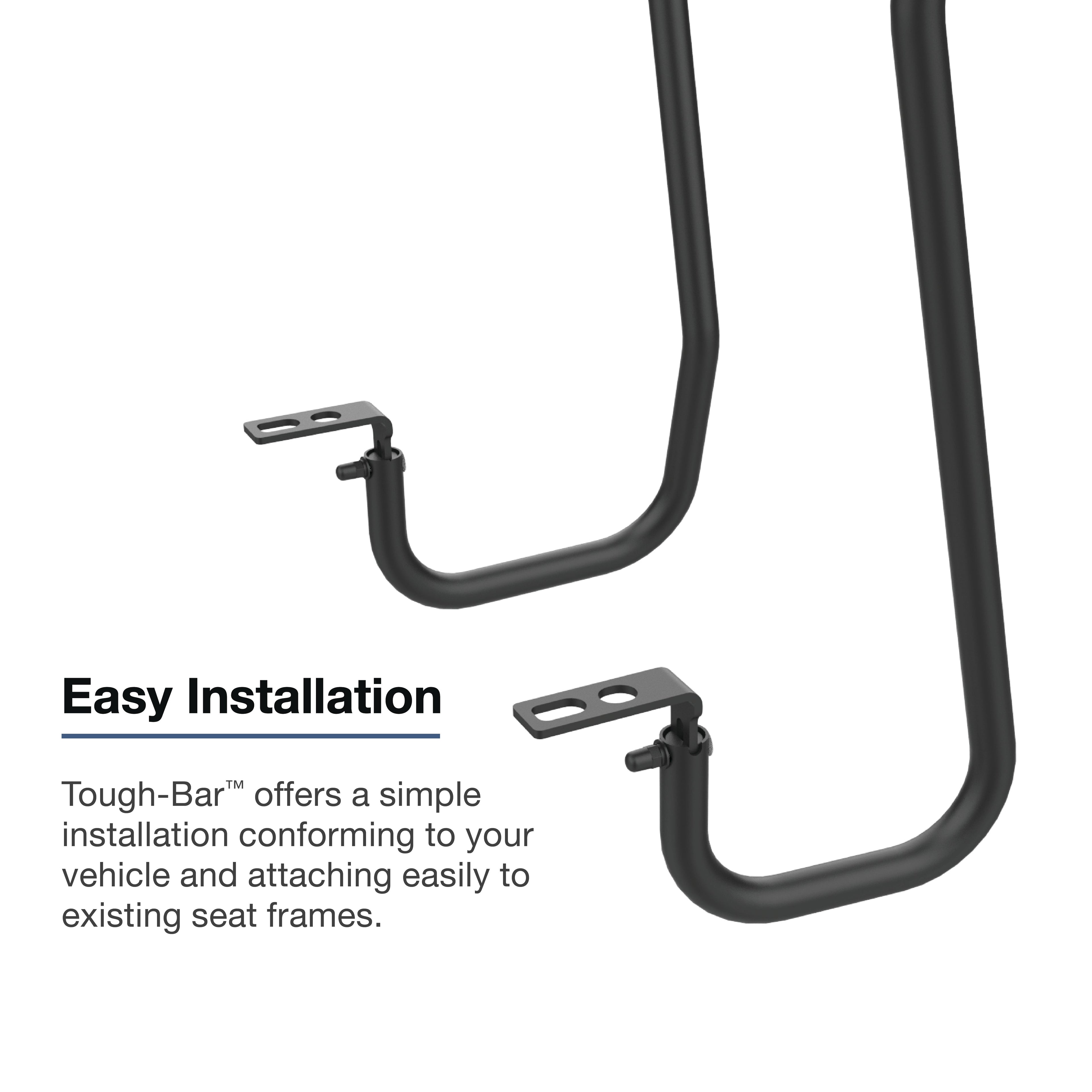 RAM-TB-24:RAM-TB-24_1:RAM® Tough-Bar™ for '15-26 Ford Transit & E-Transit - 8" & 12" Displays