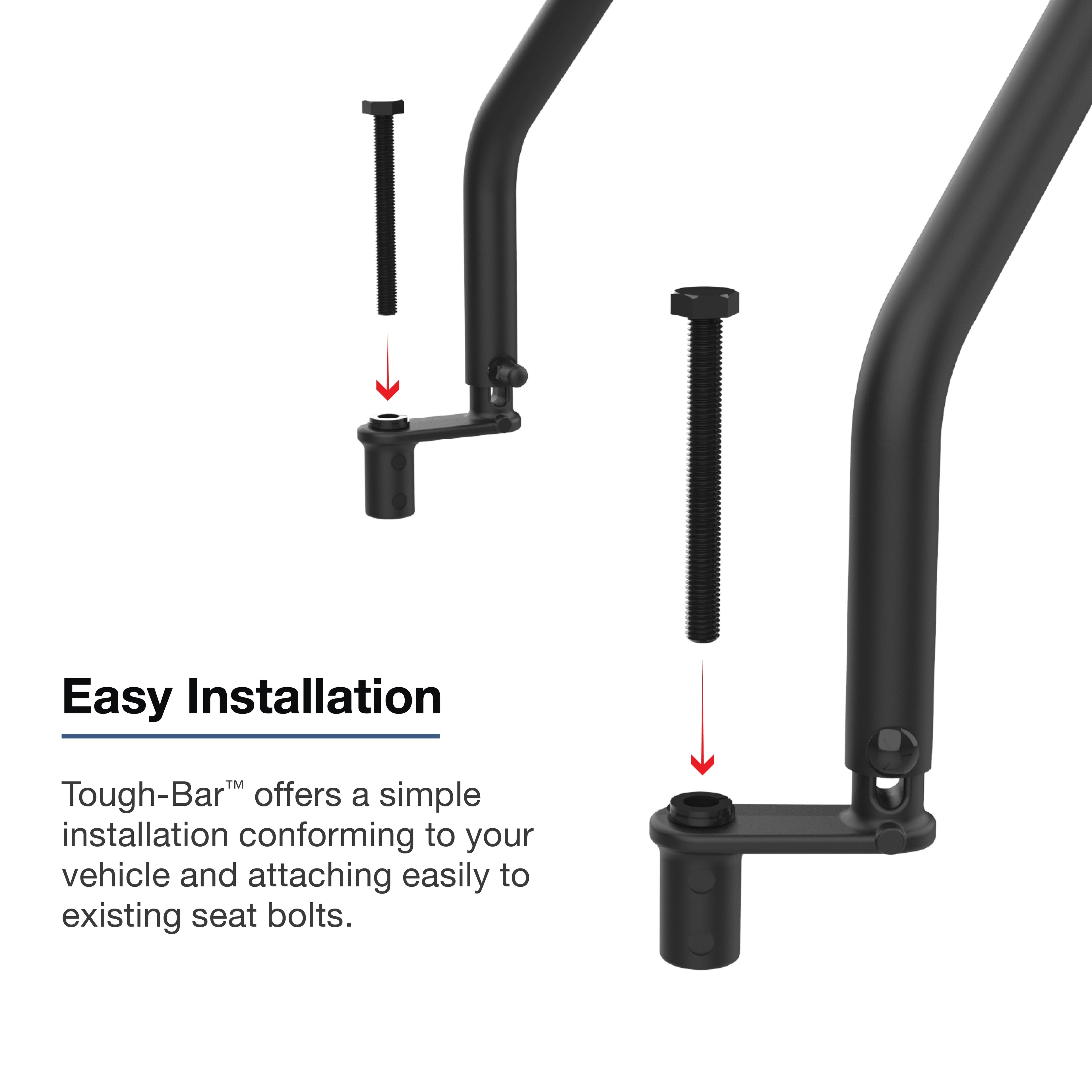 RAM-TB-29-A:RAM-TB-29-A_1:RAM® Tough-Bar™ for '21-26 Ford F-Series with Standard Display (Console)