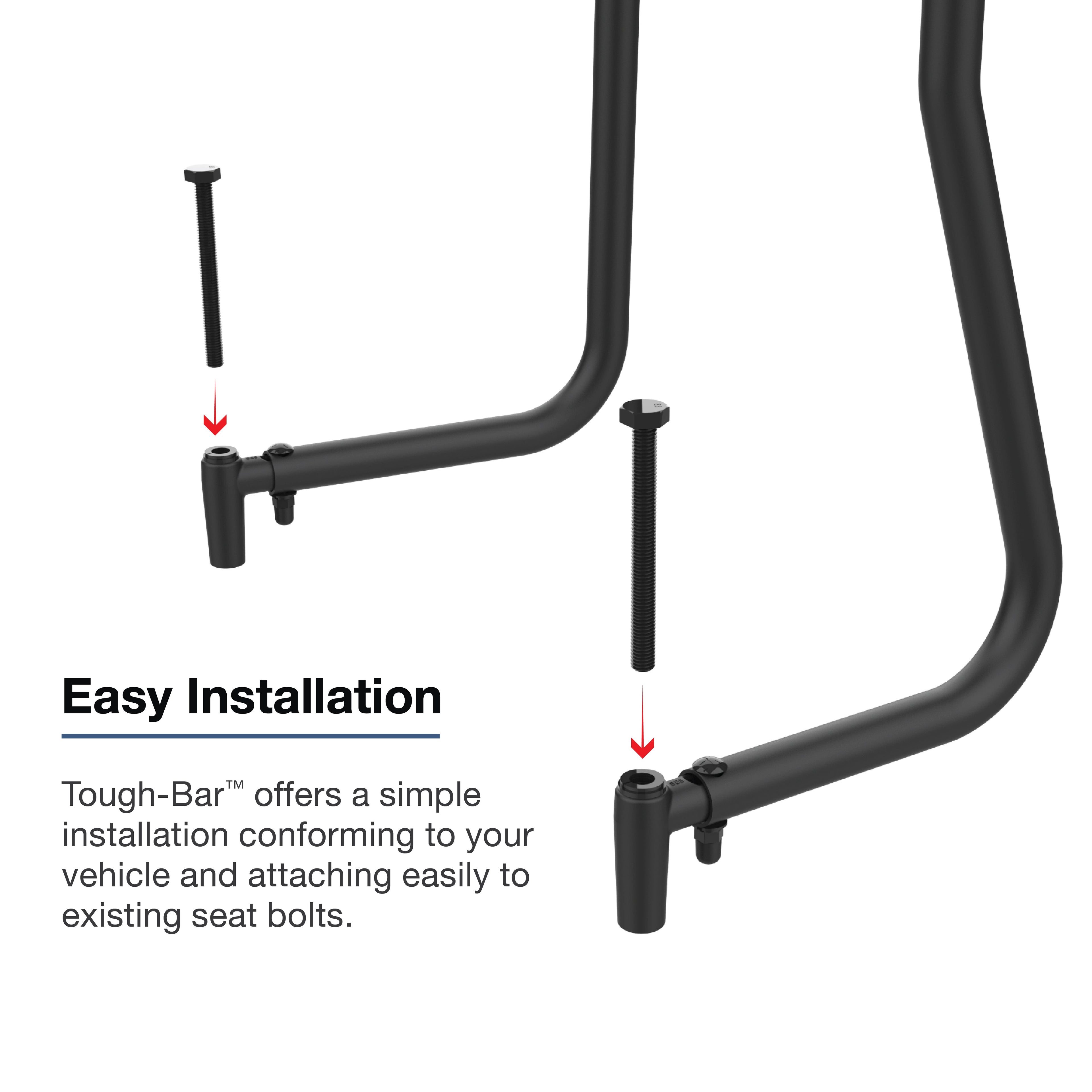 RAM-TB-31:RAM-TB-31_1:RAM® Tough-Bar™ for '19-26 Chevrolet Silverado (Console) 13.4" Display