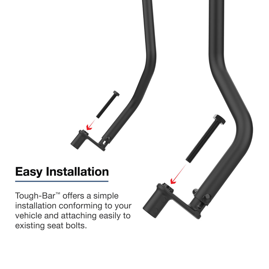 RAM-TB-40:RAM-TB-40_1:RAM® Tough-Bar™ for '19-26 Ram 1500 (Bench Seat) 8.4" Display