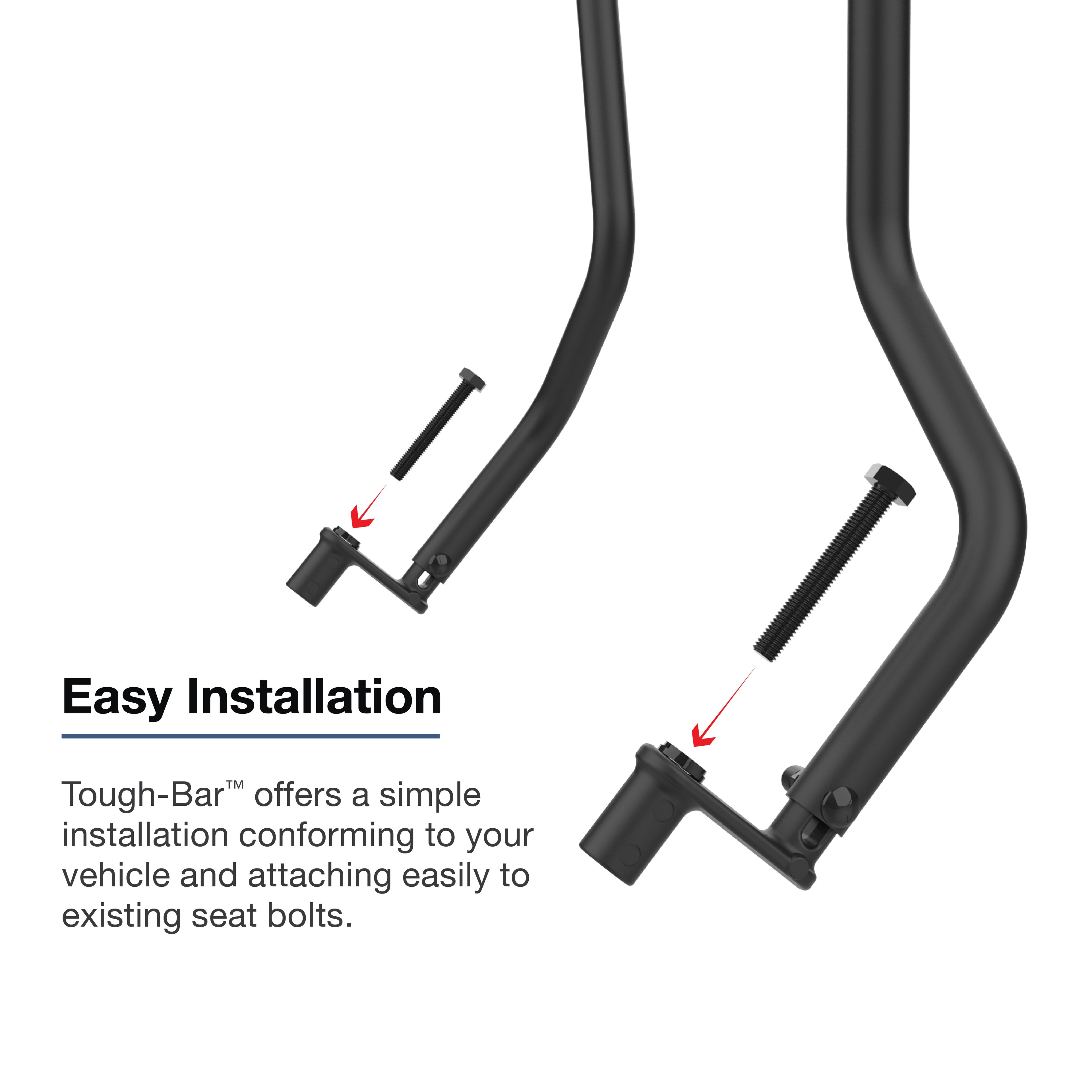 RAM-TB-40:RAM-TB-40_1:RAM® Tough-Bar™ for '19-26 Ram 1500 (Bench Seat) 8.4" Display