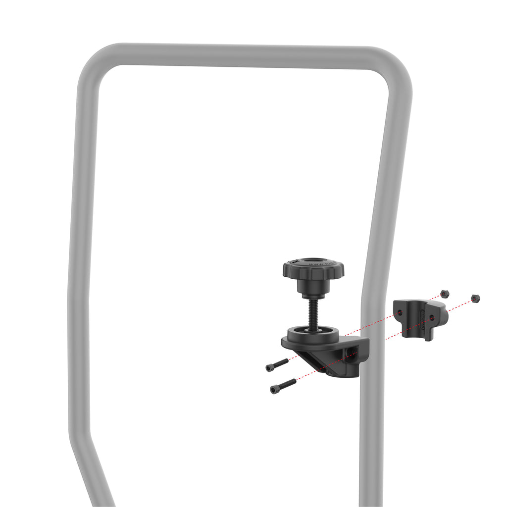 RAM-TB-471U:RAM-TB-471U_1:RAM® 90-Degree Swing Arm Flange Base for Tough-Bar™