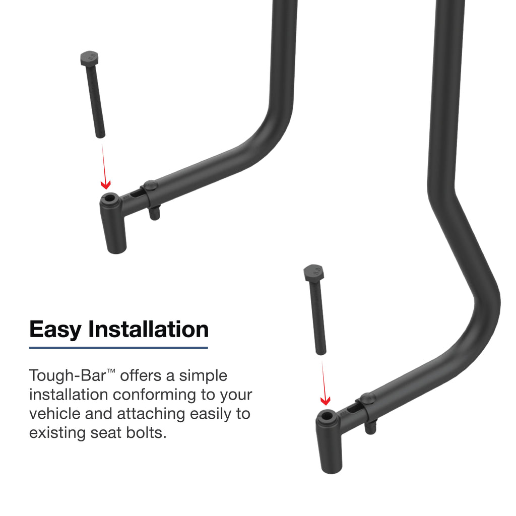 RAM-TB-47:RAM-TB-47_1:RAM® Tough-Bar™ for '25-26 Toyota 4Runner & '24-26 Tacoma - 8" Display