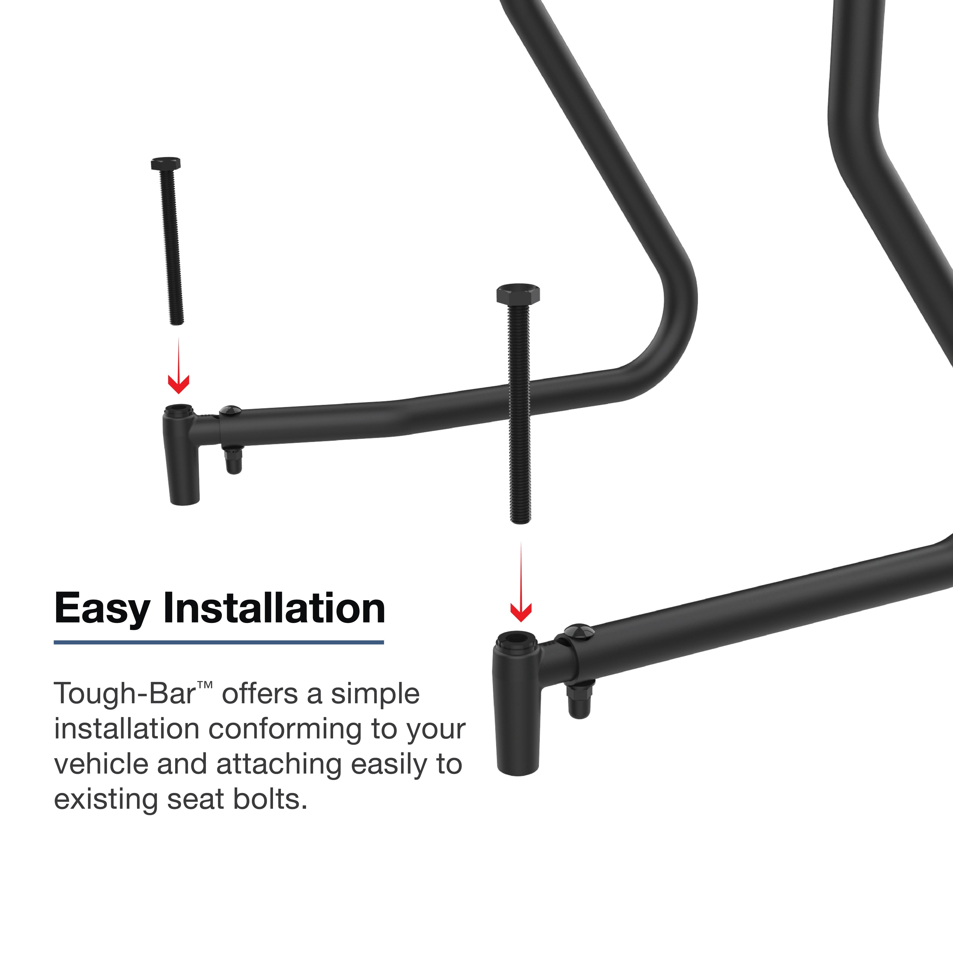 RAM-TB-4:RAM-TB-4_1:RAM® Tough-Bar™ for 2025 Chevrolet Silverado 1500/2500/3500 (Bench Seat)