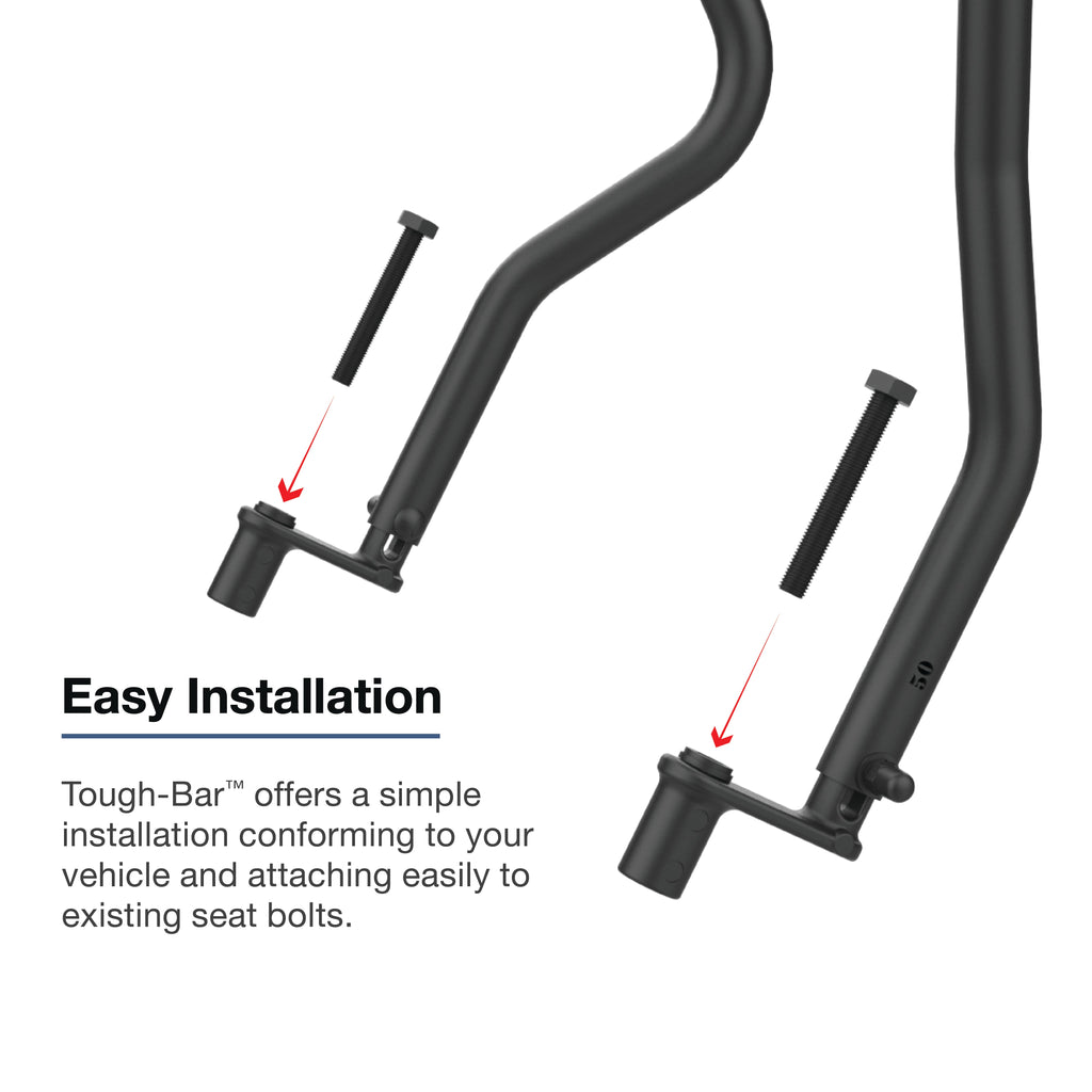 RAM-TB-50:RAM-TB-50_1:RAM® Tough-Bar™ for '16-23 Toyota Tacoma (7" Display)