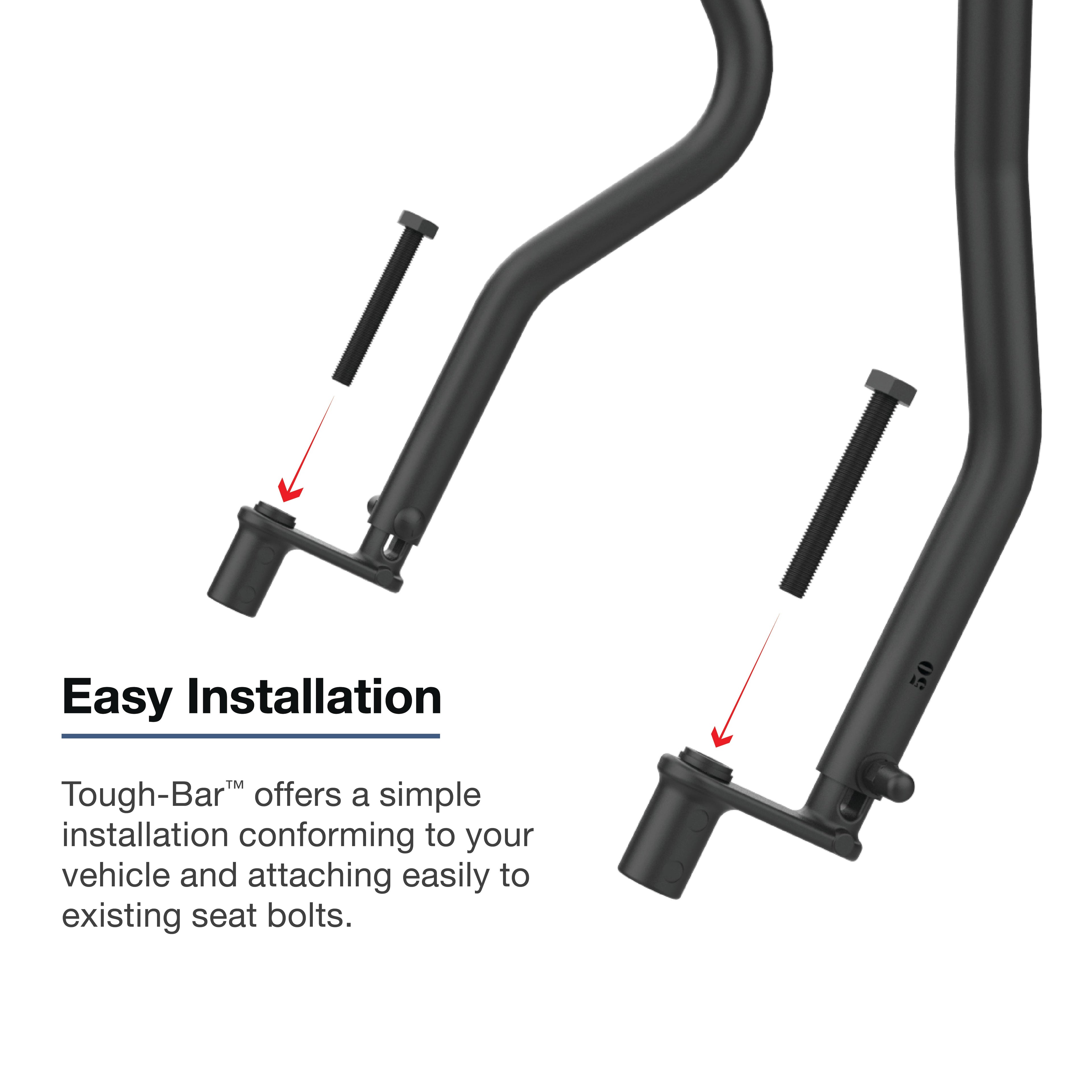 RAM-TB-50:RAM-TB-50_1:RAM® Tough-Bar™ for '16-23 Toyota Tacoma (7" Display)