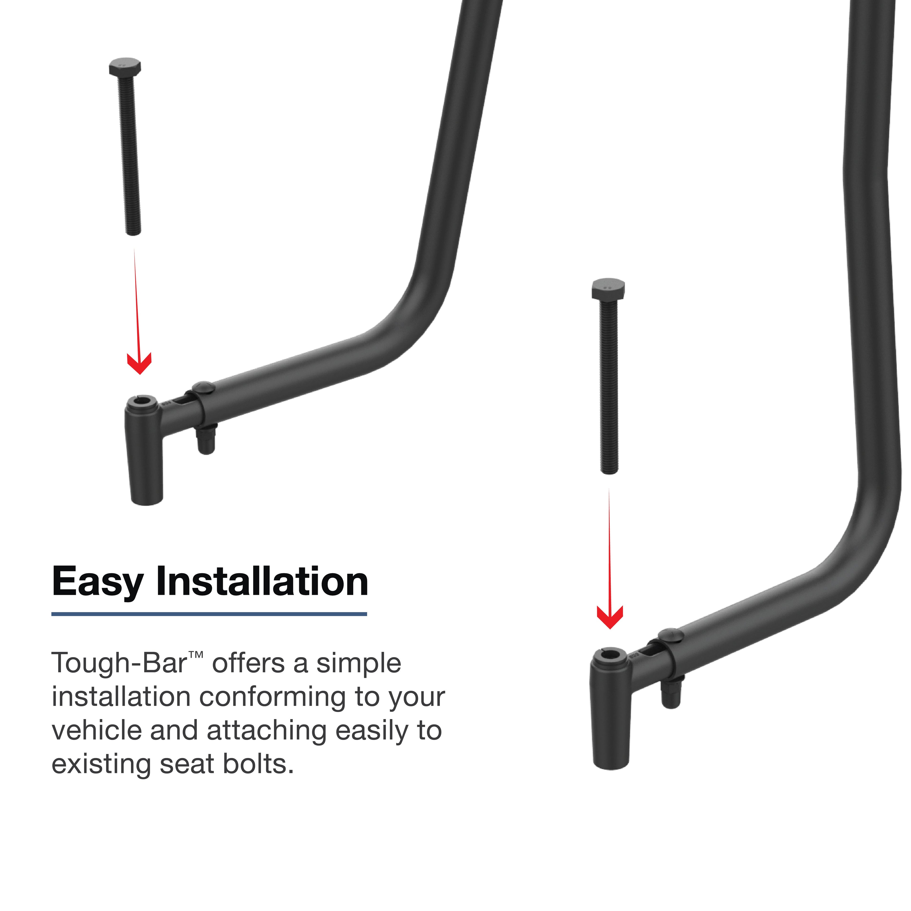 RAM-TB-70:RAM-TB-70_1:RAM® Tough-Bar™ for '24-26 Chevrolet Silverado EV (17.7" Display)