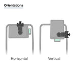 RAM-TB-FH1-1P1U:RAM-TB-FH1-1P1U_1:RAM® Friction Hinge Mount with AMPS Bracket for Tough-Bar™