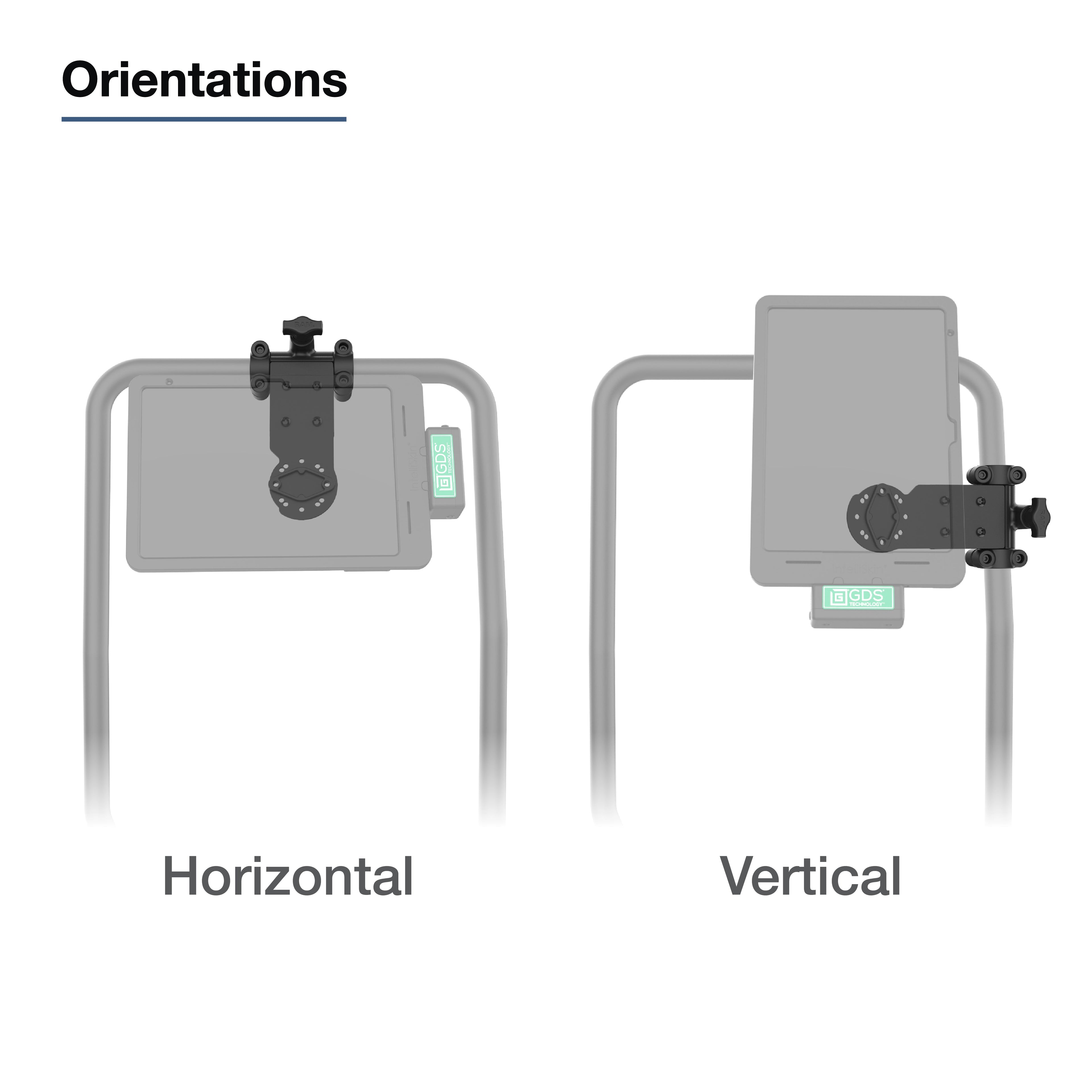 RAM-TB-FH1-1P1U:RAM-TB-FH1-1P1U_1:RAM® Friction Hinge Mount with AMPS Bracket for Tough-Bar™