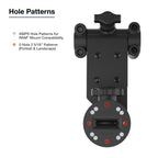 RAM-TB-FH1-PV4U:RAM-TB-FH1-PV4U_1:RAM® Friction Hinge Mount for Tough-Bar™ with Pivot Feature