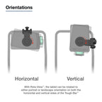 RAM-TB-FH1-ROTO1U:RAM-TB-FH1-ROTO1U_1:RAM® Friction Hinge Mount for Tough-Bar™ with Roto-View™