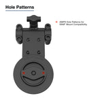 RAM-TB-FH1-ROTO1U:RAM-TB-FH1-ROTO1U_1:RAM® Friction Hinge Mount for Tough-Bar™ with Roto-View™