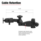 RAM-TB-FHA3-SW1BU:RAM-TB-FHA3-SW1BU_1:RAM® Friction Hinge 6" Arm & 6" Swing Arm with Ball for Tough-Bar™
