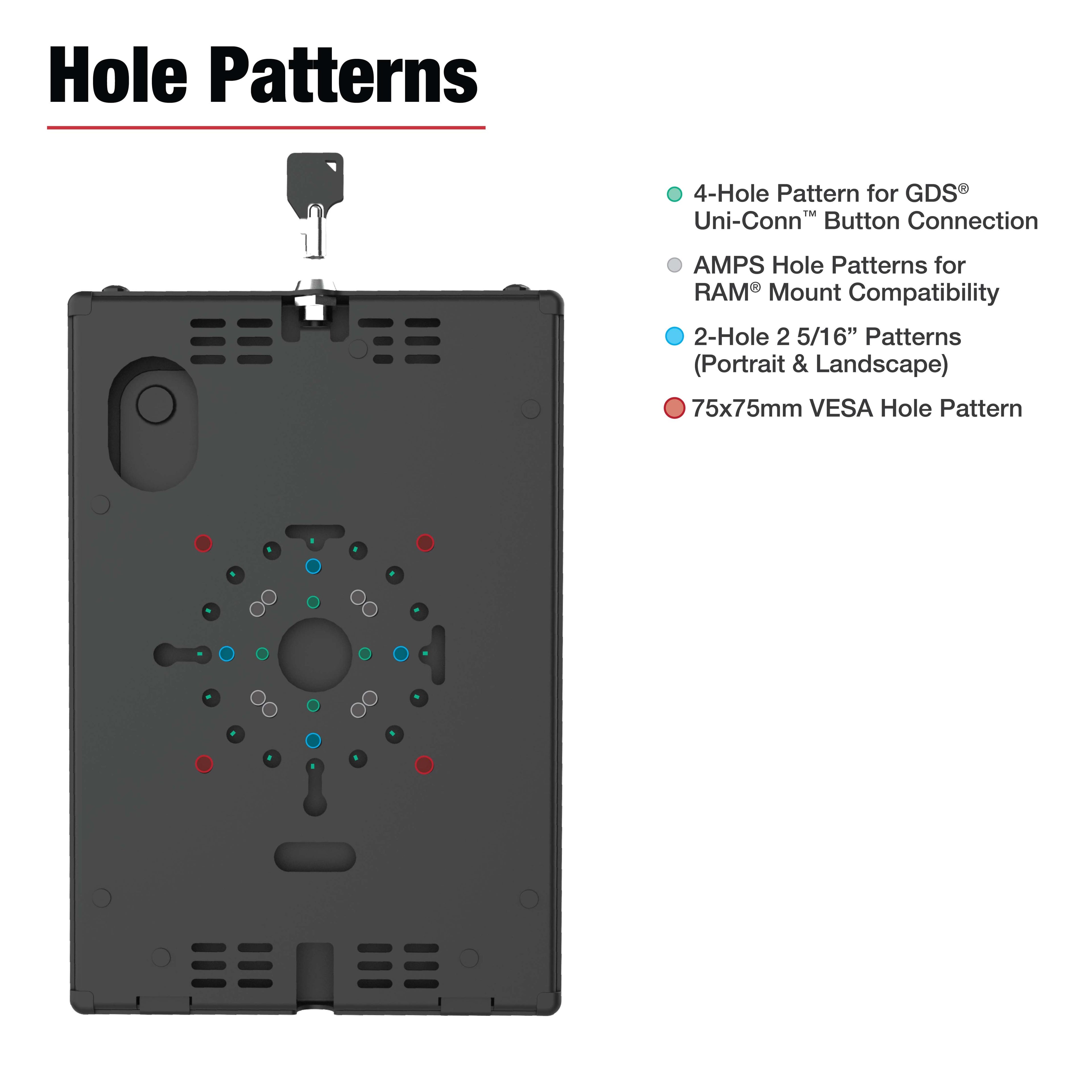 RAM-TE-AP36:RAM-TE-AP36_1:RAM® Safe-Case™ for Apple iPad mini (A17 Pro) & mini 6