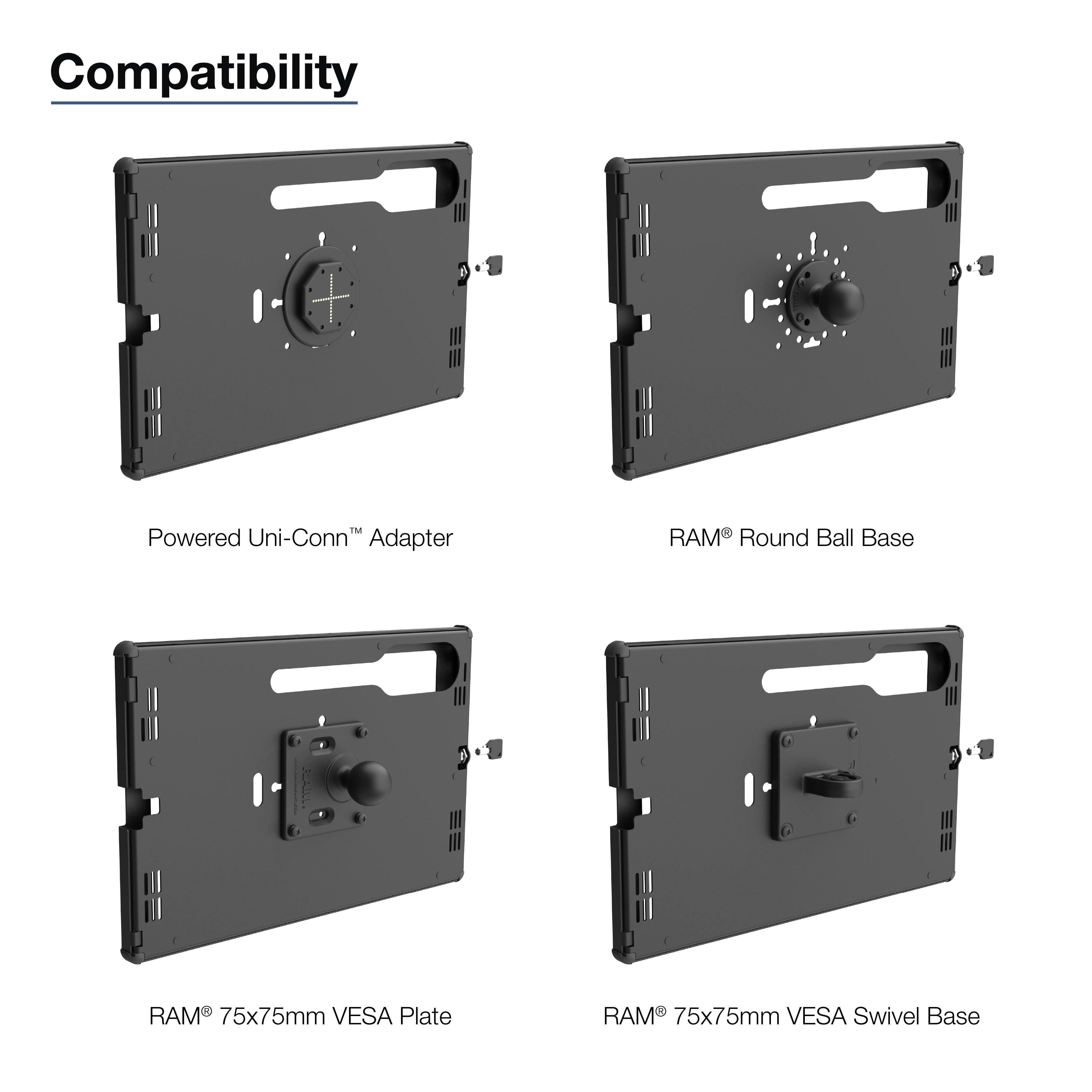 RAM-TE-SAM101-1:RAM-TE-SAM101-1_1:RAM® Safe-Case™ for Samsung S10 Ultra / S11 Ultra