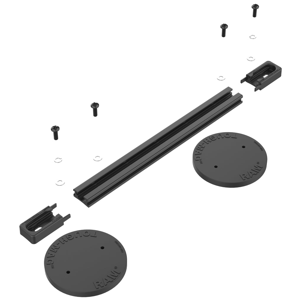 RAM-TRACK-EXA-9B-MAG88U:RAM-TRACK-EXA-9B-MAG88U_1:RAM® Tough-Track™ with Tough-Mag™ Heavy Duty Magnetic Track System