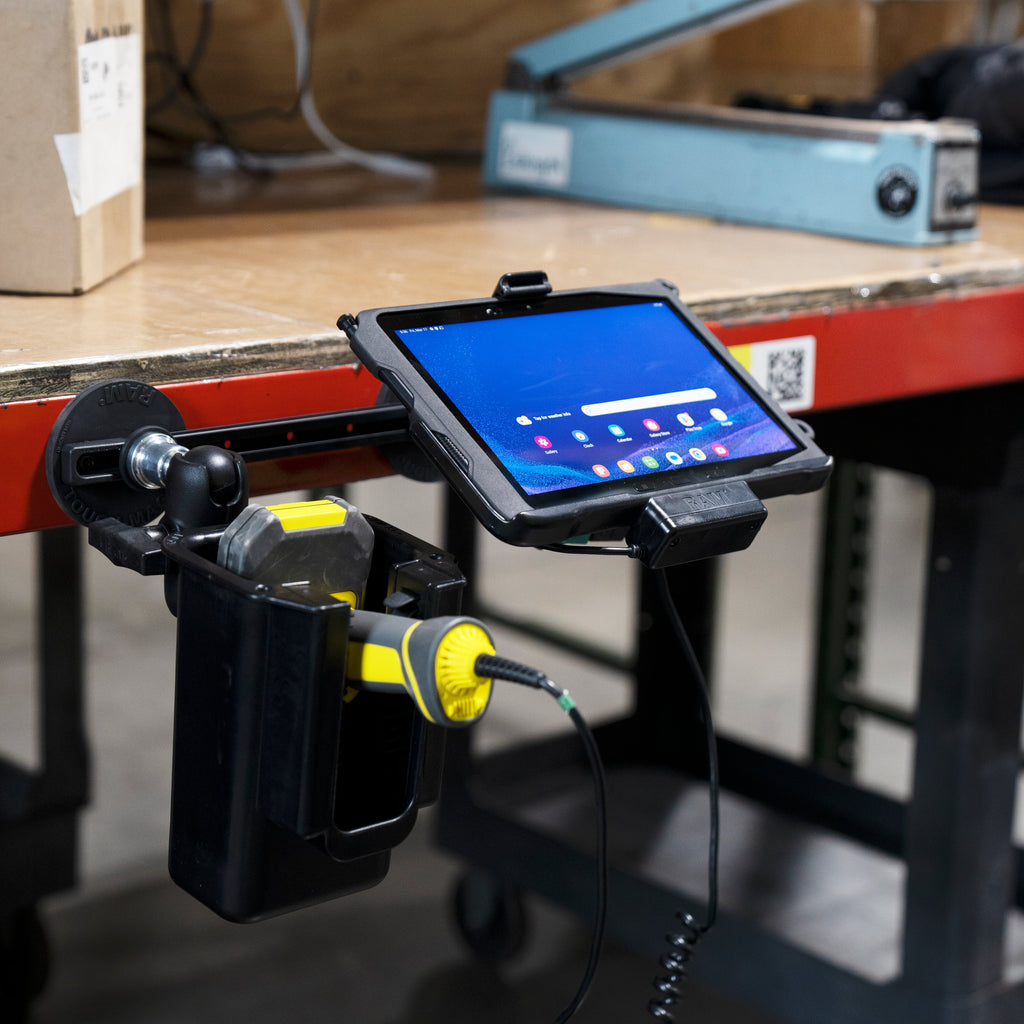 RAM-TRACK-EXA-9B-MAG88U:RAM-TRACK-EXA-9B-MAG88U_1:RAM® Tough-Track™ with Tough-Mag™ Heavy Duty Magnetic Track System