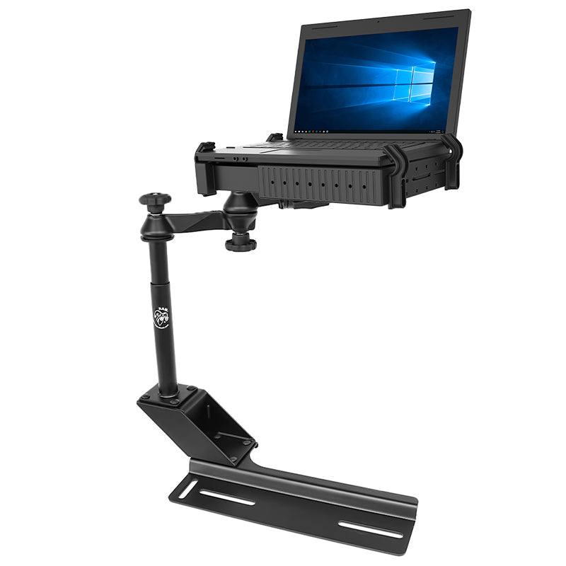 RAM-VB-106R4-SW1:RAM-VB-106R4-SW1_1:RAM® No-Drill™ Laptop Mount for '03-06 Dodge Sprinter van + More