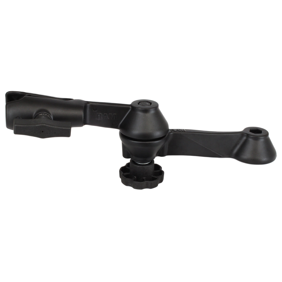 RAM-VB-109-4U:RAM-VB-109-4U_1:RAM® 12" Double Swing Arm with Socket