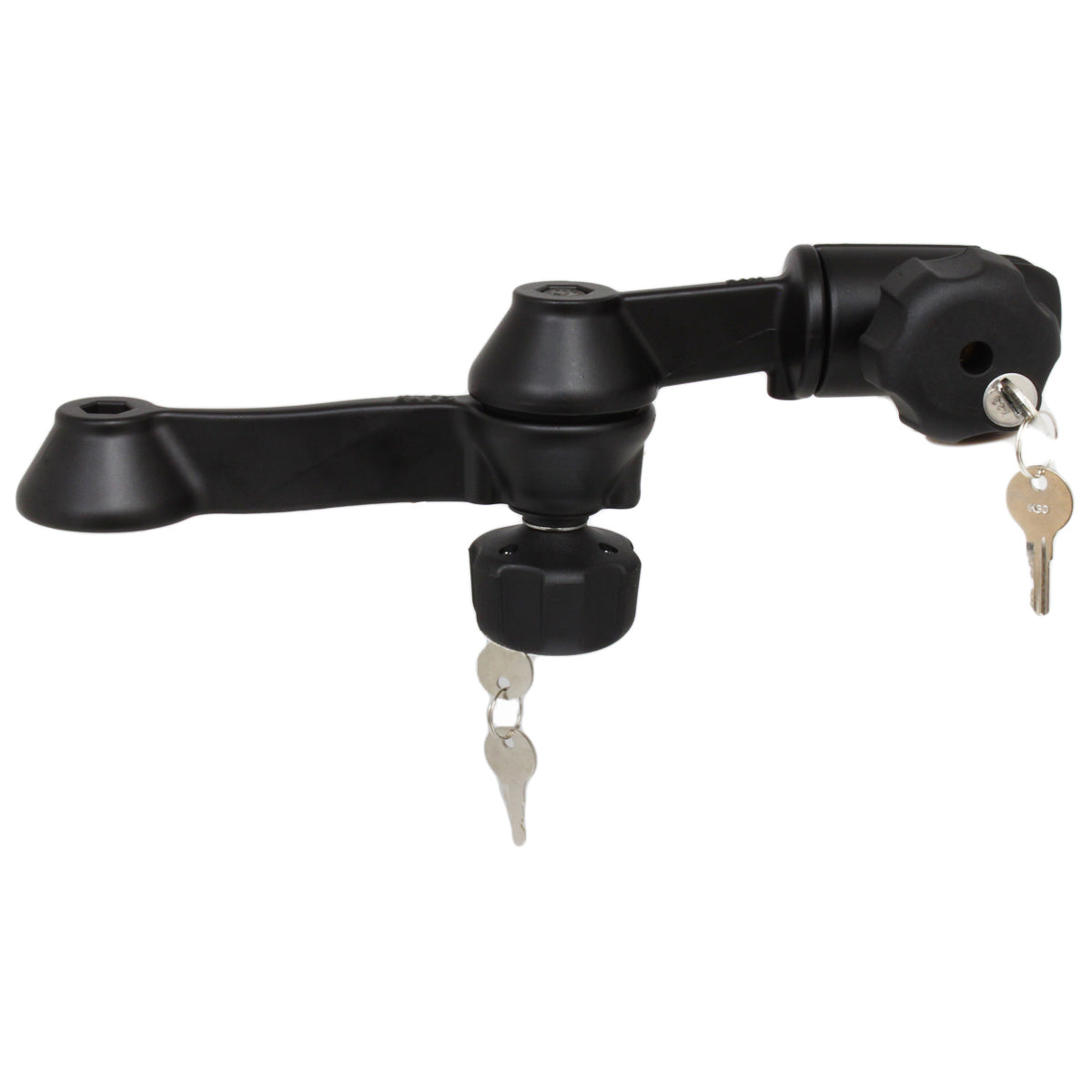 RAM-VB-110-4LU:RAM-VB-110-4LU_1:RAM® 12" Locking Double Swing Arm with Swivel Socket