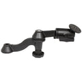 RAM-VB-110-6U:RAM-VB-110-6U_1:RAM® 12" Curved Double Swing Arm with Swivel Socket Arm & Round Plate