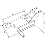 RAM-VB-110:RAM-VB-110_1:RAM® No-Drill™ Vehicle Base for '97-03 Ford F-150 + More