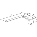 RAM-VB-111:RAM-VB-111_1:RAM® No-Drill™ Vehicle Base for '00-05 Chevy Impala + More