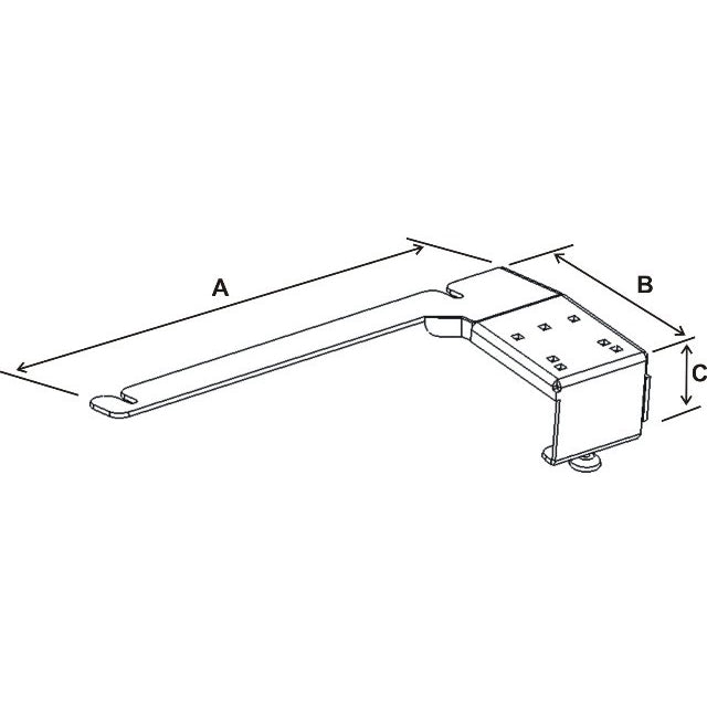 RAM-VB-111:RAM-VB-111_1:RAM® No-Drill™ Vehicle Base for '00-05 Chevy Impala + More