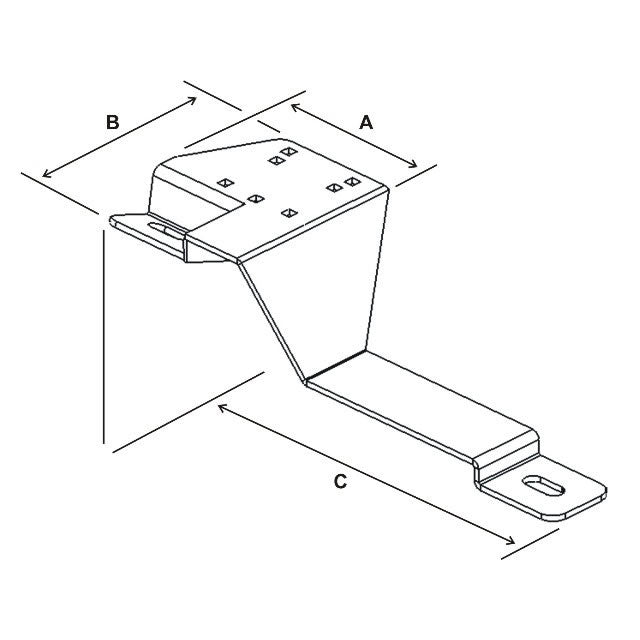 RAM-VB-114:RAM-VB-114_1:RAM® No-Drill™ Vehicle Base for '02-11 Chevy Trailblazer + More