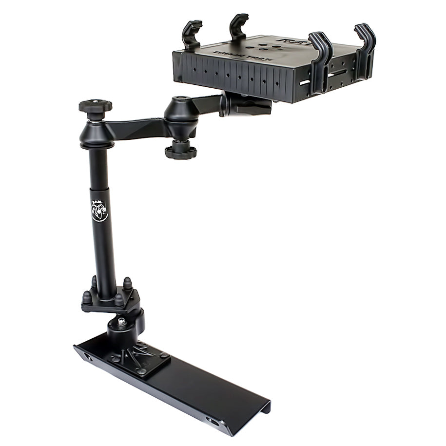 RAM-VB-116A-SW1:RAM-VB-116A-SW1_1:RAM® No-Drill™ Laptop Mount for '04-11 Chevy Colorado Crew Cab + More