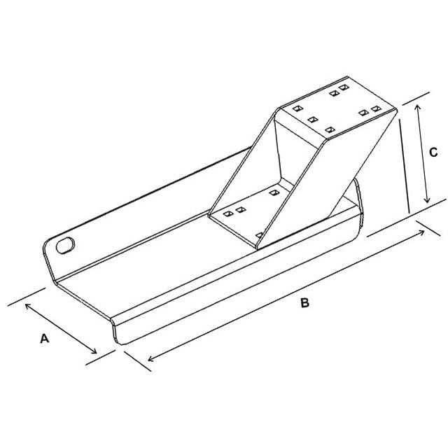 RAM-VB-116:RAM-VB-116_1:RAM® No-Drill™ Vehicle Base for '04-12 Chevy Colorado + More