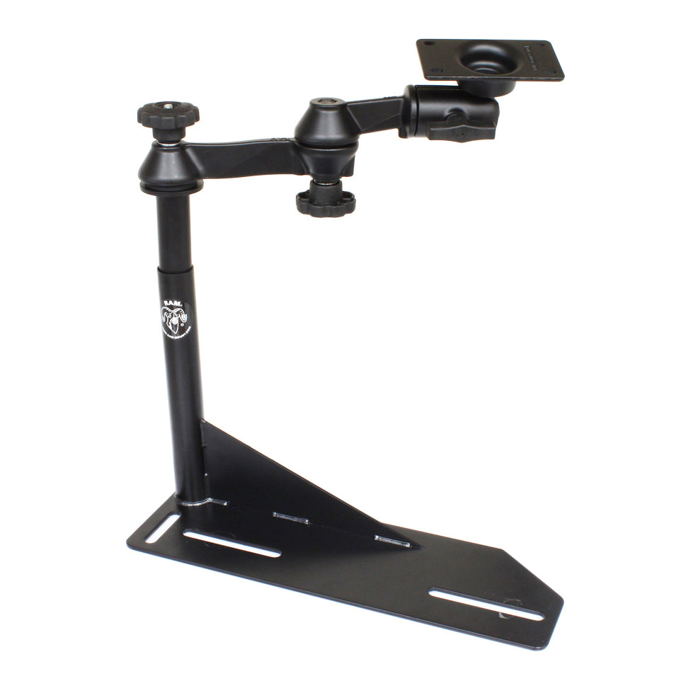 RAM-VB-117-243:RAM-VB-117-243_1:RAM® No-Drill™ Mount with 50x100mm VESA Plate for '91-11 Ford Crown Vic