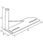 RAM-VB-117:RAM-VB-117_1:RAM® No-Drill™ Vehicle Welded Base for '91-11 Ford Crown Victoria + More