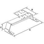 RAM-VB-127:RAM-VB-127_1:RAM® No-Drill™ Vehicle Base for the 94-01 Dodge Ram 1500 + More
