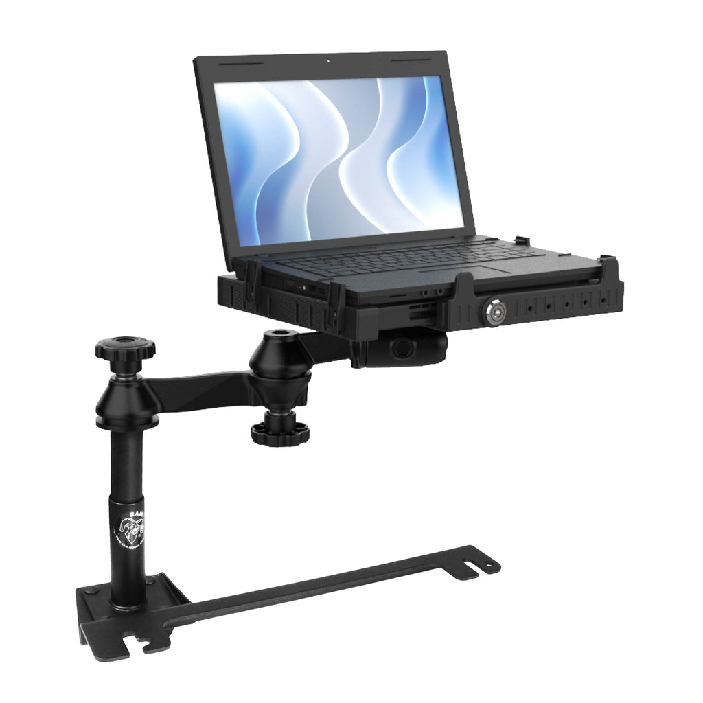 RAM-VB-129-A-SW3:RAM-VB-129-A-SW3_1:RAM® No-Drill™ Laptop Mount for the '14-25 Ram Promaster + More