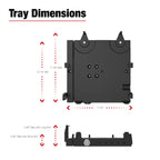 RAM-VB-129-A-SW3:RAM-VB-129-A-SW3_1:RAM® No-Drill™ Laptop Mount for the '14-25 Ram Promaster + More