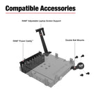 RAM-VB-129-A-SW3:RAM-VB-129-A-SW3_1:RAM® No-Drill™ Laptop Mount for the '14-25 Ram Promaster + More