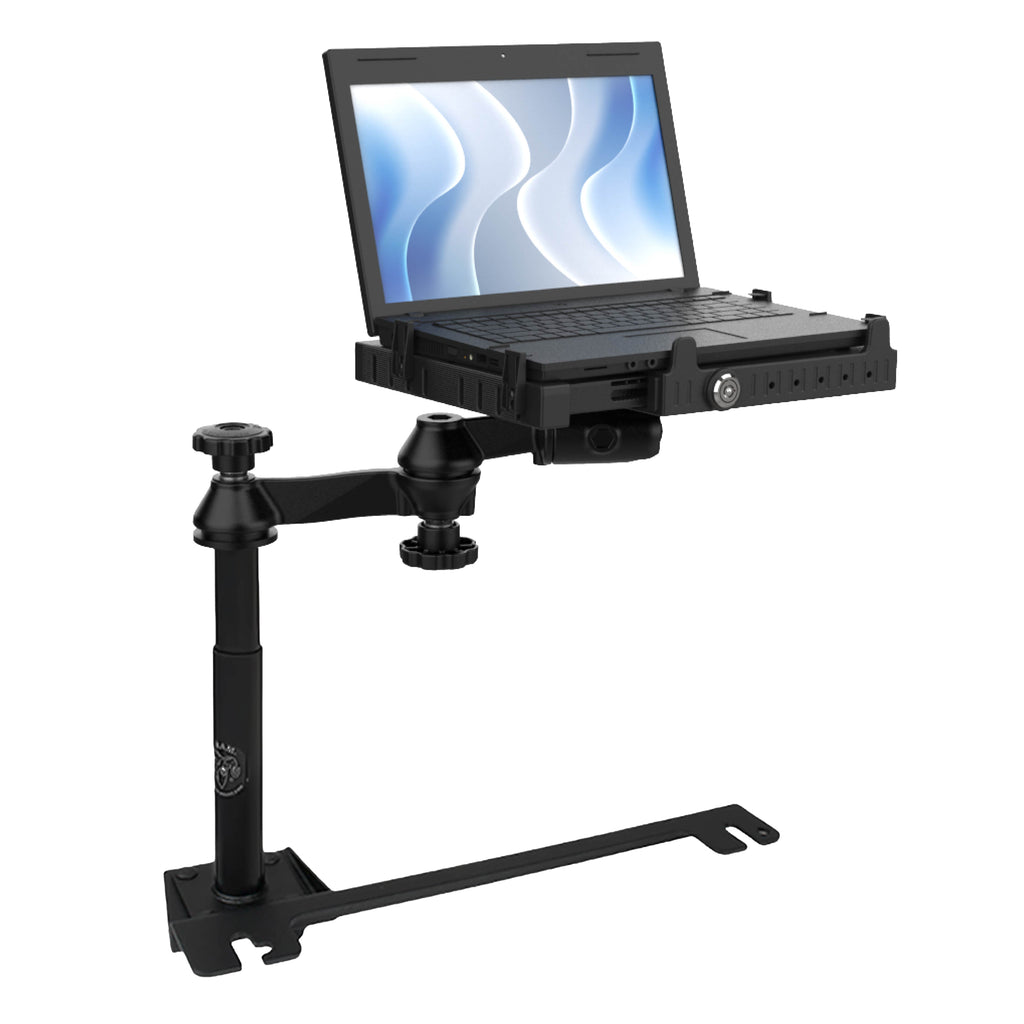 RAM-VB-129-SW3:RAM-VB-129-SW3_1:RAM® No-Drill™ Laptop Mount for Sprinter Van + More